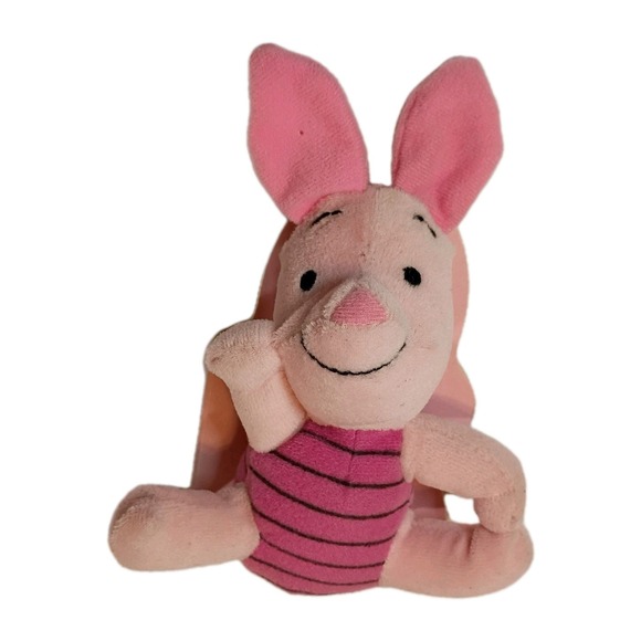 Disney Other - Vintage 1997 Piglet Disney Winnie the Pooh Friendly Tales Plush Doll & Book‎ 90s